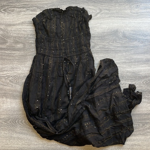 L*Space Nannai Shimmer Magic Hour Dress, black - Picture 4 of 9